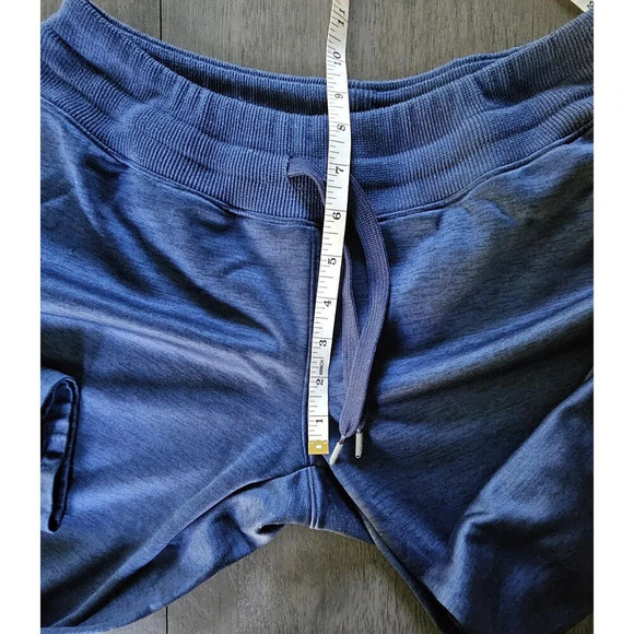 Under Armour Women's Storm Cropped Blue Sweatpants Small Heathered Blue - Picture 4 of 7